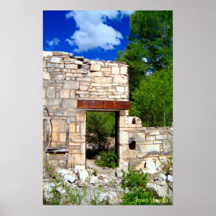 Marble Doorway Poster