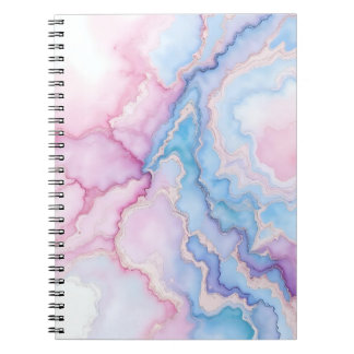 marble effect notebook