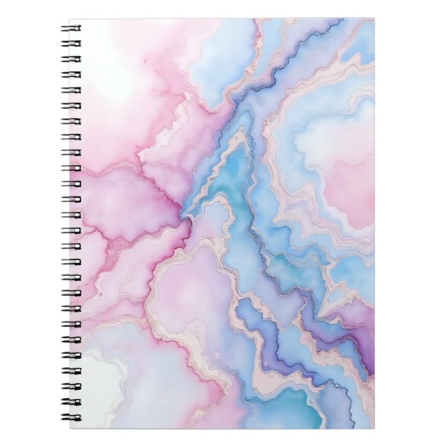 marble effect notebook (Front)