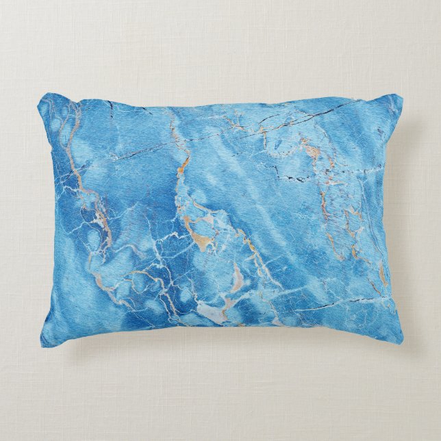 Marble Elegance: Natural Textured Surface. Accent Pillow (Front)