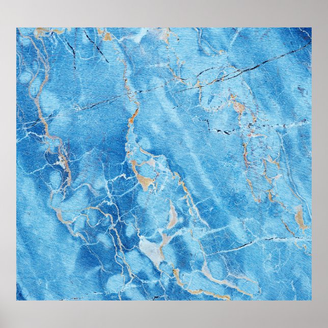 Marble Elegance: Natural Textured Surface. Poster (Front)