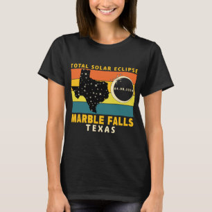 Marble Falls Texas Total Solar Eclipse 2024 T-Shirt