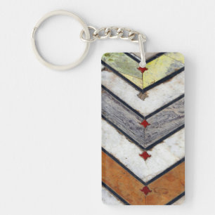 Marble Floor Keychain