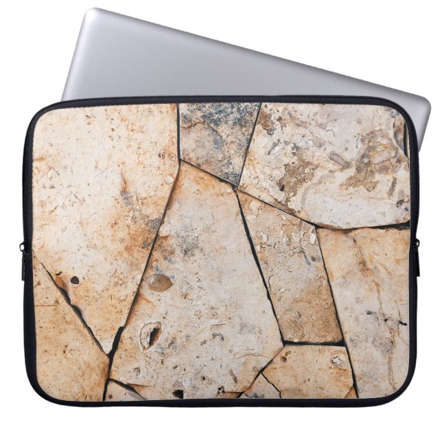 Marble floor laptop sleeve (Front)