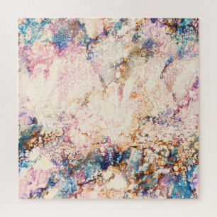 Marble Fluid Abstract Pattern Jigsaw Puzzle