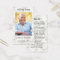 Marble Funeral Sympathy Photo Memorial Prayer Card