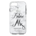 Marble Future Mrs Script Calligraphy Bride to be