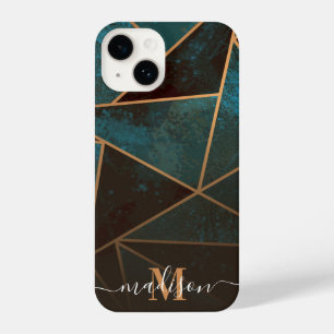 Marble Geometric Abstract iPhone 14 Case