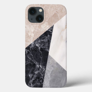 Marble Geometric Pattern iPhone 13 Case
