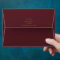 Marble Glitter Wedding Burgundy Gold ID644