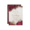 Marble Glitter Wedding Burgundy Gold ID644