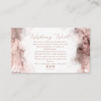 Marble Glitter Wishing Well V3 Rose Gold ID644