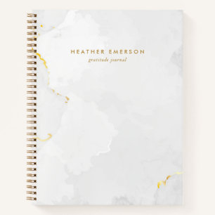 Marble Gold Notebook