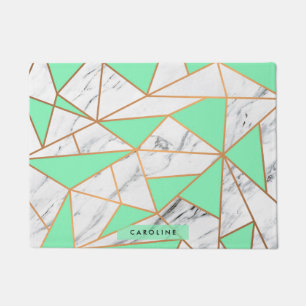 Marble Golden Mosaic Doormat