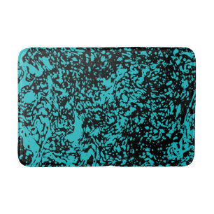 Marble Granite Texture Blue    Bath Mat