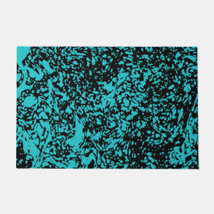 Marble Granite Texture Blue Doormat