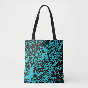Marble Granite Texture Blue Tote Bag
