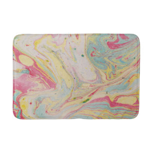 Marble Granite Texture Colourful Bath Mat