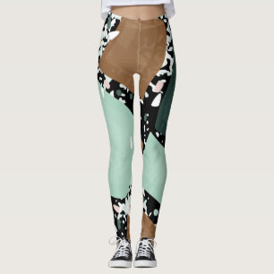 Marble Granite Texture Leggings
