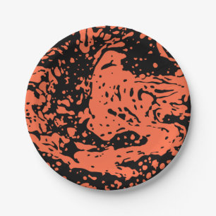 Marble Granite Texture Nature Paper Plate
