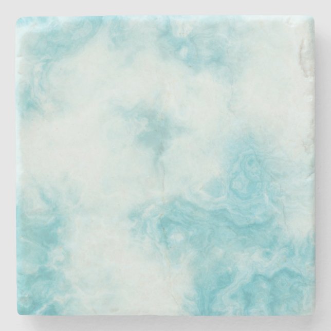 Marble Green Stone Coaster (Front)