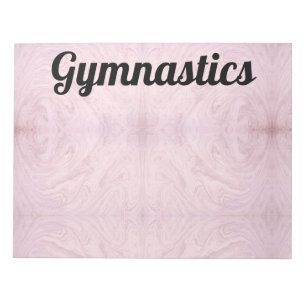 Marble Gymnastics Notepad
