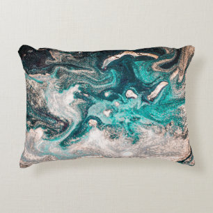 Marble Handmade: Traditional Luxury Texture. Accent Pillow