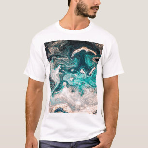 Marble Handmade: Traditional Luxury Texture. T-Shirt