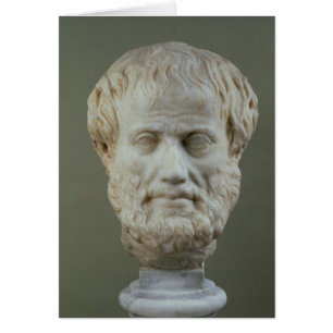 Marble head of Aristotle