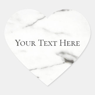 marble heart sticker
