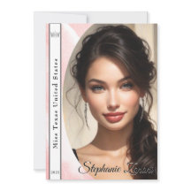 Marble Ice Pageant Sash Autograph Card