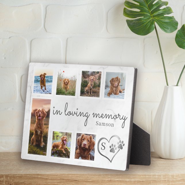 Marble In Loving Memory Dog Memorial Plaque (Creator Uploaded)