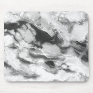 Marble in Shades of Grey Mouse Pad