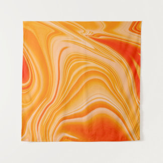 Marble ink colourful. Orange marble pattern of the Tapestry