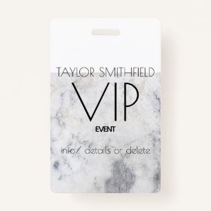 marble lanyard badge