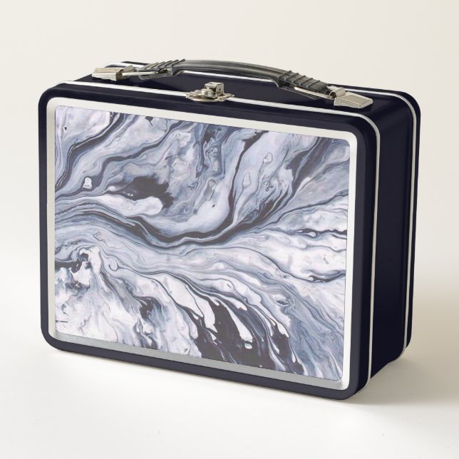 Marble  metal lunch box (Front)