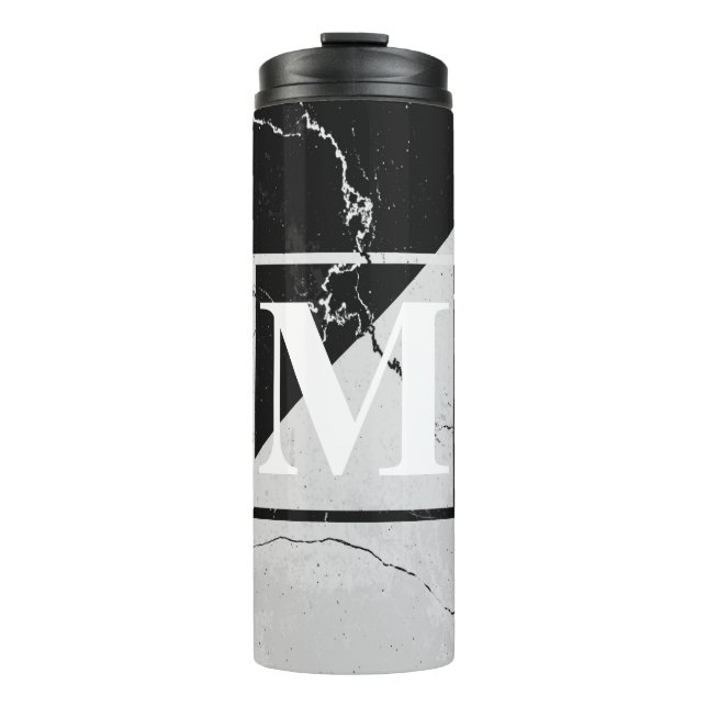 Marble Monogram Thermal Tumbler (Front)