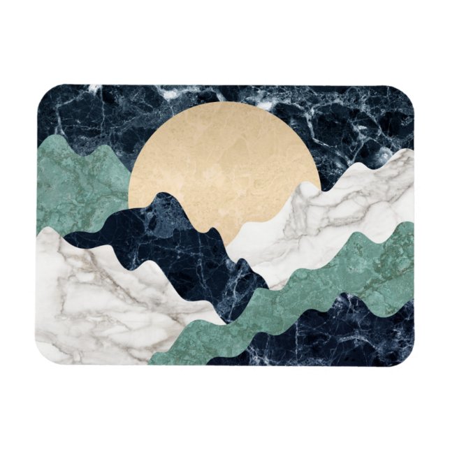 Marble Mountain Landscape Magnet (Horizontal)