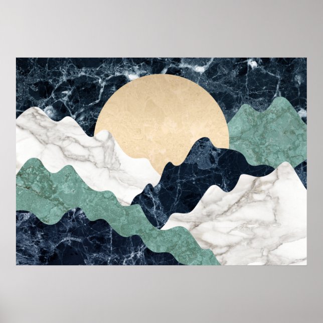Marble Mountain Landscape Poster (Front)