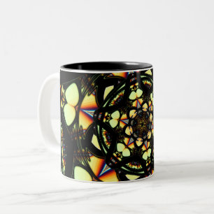 Marble (n° 6 light, marbles series) Two-Tone coffee mug