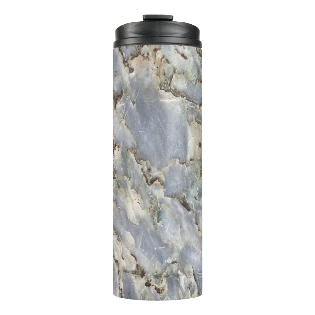 marble natural abstract pattern backgroundabstract thermal tumbler (Front)