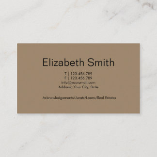 Marble Notary Public Services Business Card