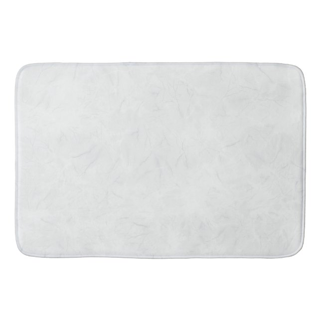 Marble Pastel Stone Texture Glitter Watercolor Bath Mat (Front)