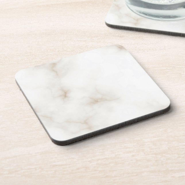 Marble Pastel Stone Texture Glitter Watercolor Coaster (Left Side)
