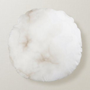Marble Pastel Stone Texture Glitter Watercolor Round Pillow