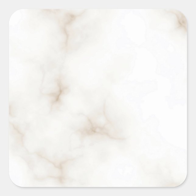 Marble Pastel Stone Texture Square Stickers (Front)