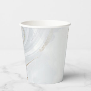 Marble Pastel Stone Textured 8oz Paper Cup
