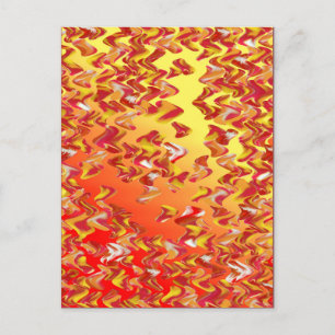 Marble Patch Loose Swirl Digital Art Postcard