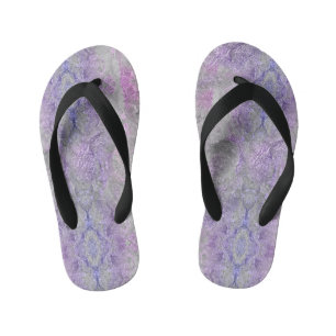 Marble pattern 3 kid's flip flops