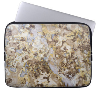 Marble pattern background laptop sleeve